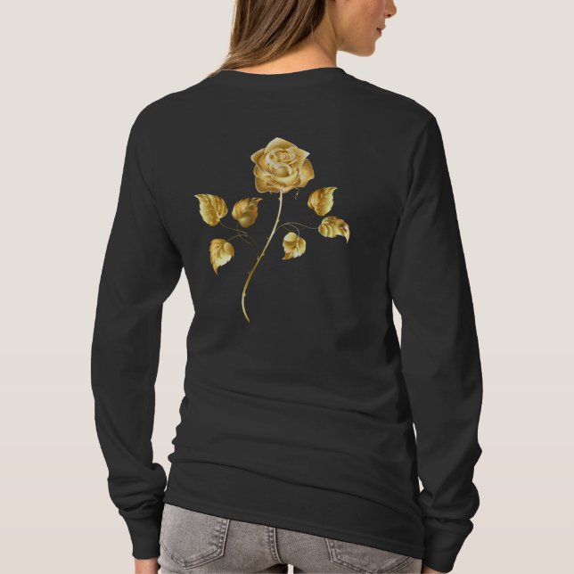 T-shirt Rose d'or ( rose d'or ) (Dos)