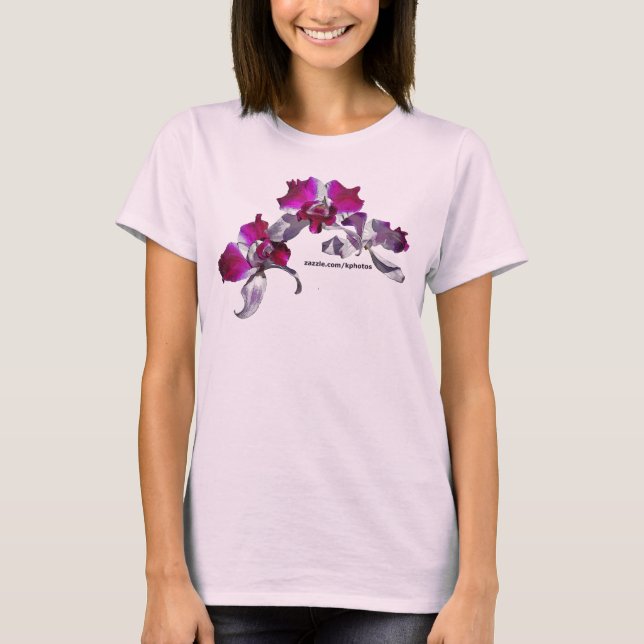 T-shirt Rose d'orchidées (Devant)