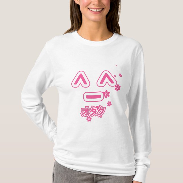 T-shirt Rose d'Otaku (Devant)
