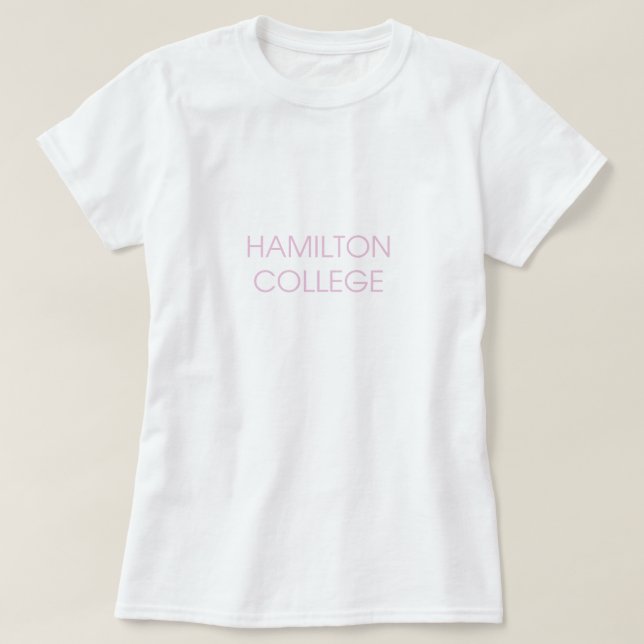 T-shirt Rose d'université de Hamilton (Design devant)