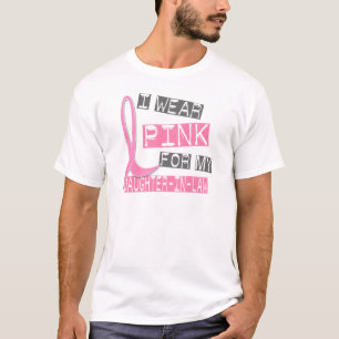 T-shirt Rose d'usage du cancer du sein I pour ma