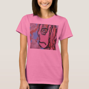 T-SHIRT ROSE EFFRAYANT