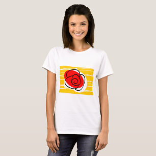 T-shirt Rose espagnol