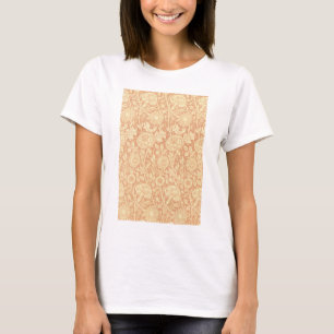 T-shirt Rose et rose par William Morris, fleurs vintage