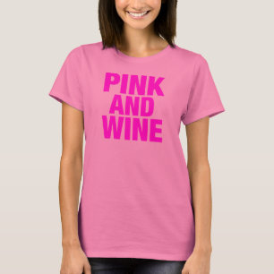 T-shirt Rose Et Vin