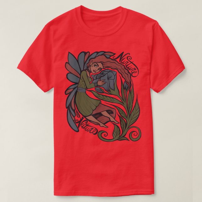 T-shirt Rose Fairy Nurture Nature (Design devant)
