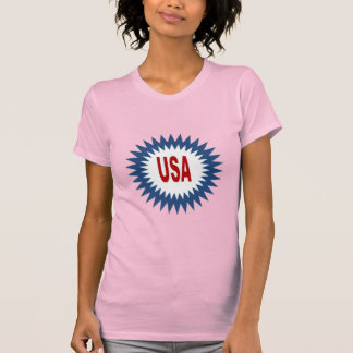 T-shirt rose femme SOLEIL USA
