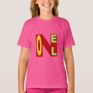 T-shirt rose filles  DESIGN  NOEL