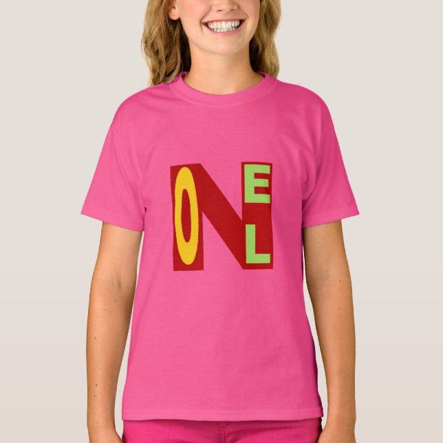 T-shirt rose filles  DESIGN  NOEL (Devant)