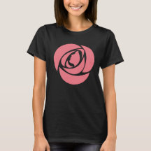 T-shirt Rose front Diversité Déclaration retour
