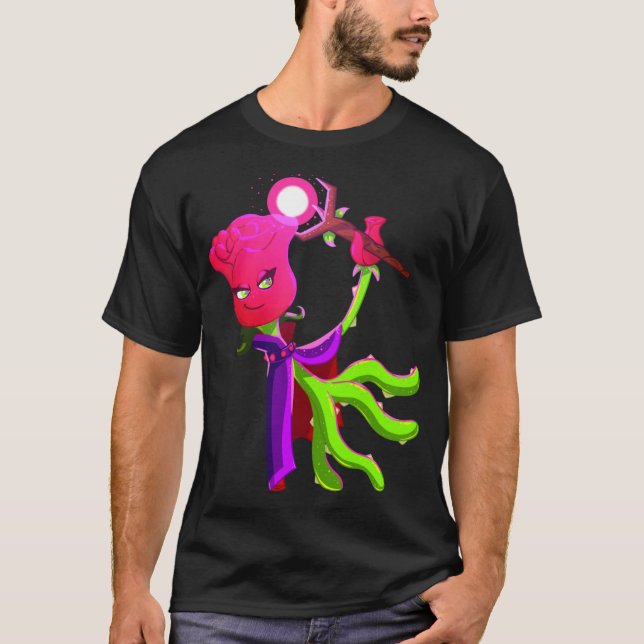 T-shirt Rose funny friend (Devant)
