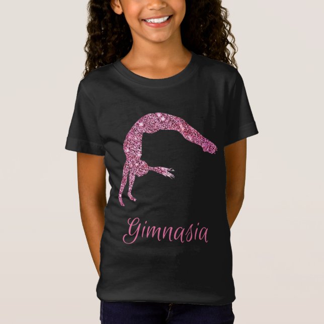 T-shirt rose Gimnasia (espagnol) (Devant)