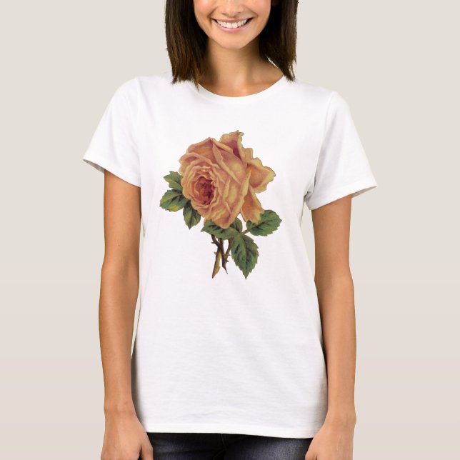 T-shirt Rose jaune (Devant)