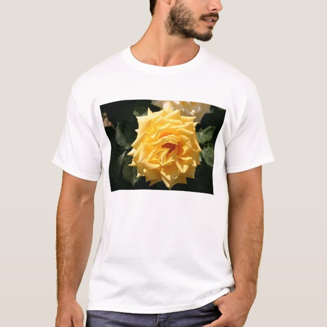 T-shirt Rose jaune (Devant)