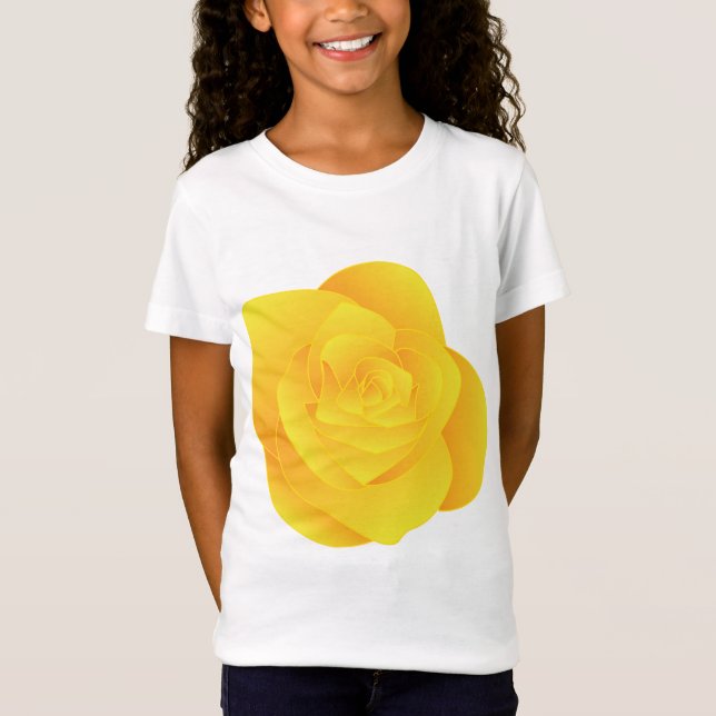 T-Shirt Rose jaune (Devant)