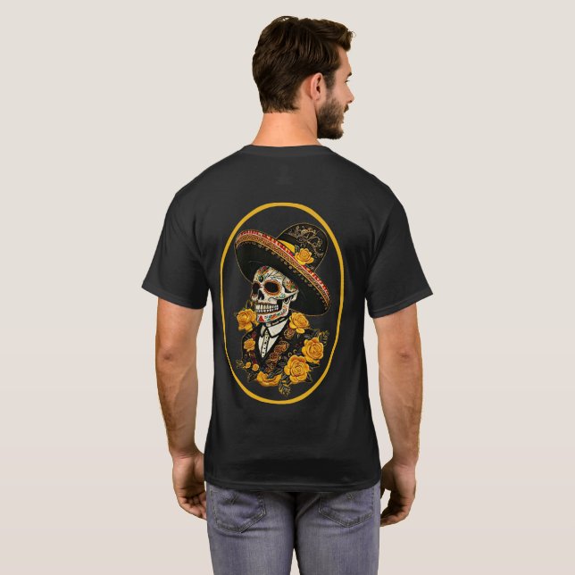 T-shirt Rose jaune du DoD (Dos entier)