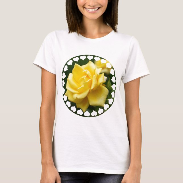 T-shirt Rose jaune du Texas (Devant)
