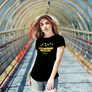 T-shirt Rose jaune du Texas - Jardin Rose