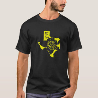 T-shirt Rose Jaune Du Texas Momma