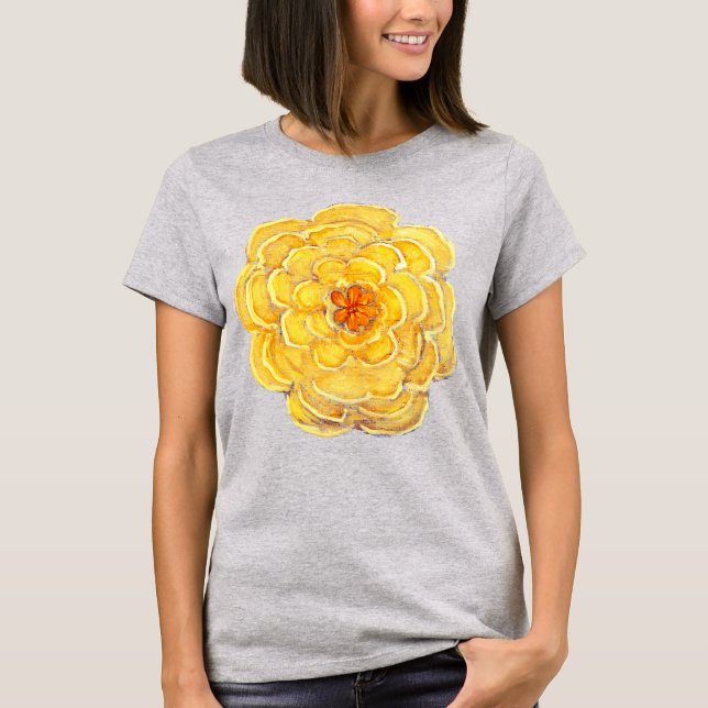 T-shirt Rose jaune | Hilma af Klint | (Devant)