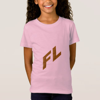 T-shirt rose jersey fin filles CHOCOLAT  FLORIDA