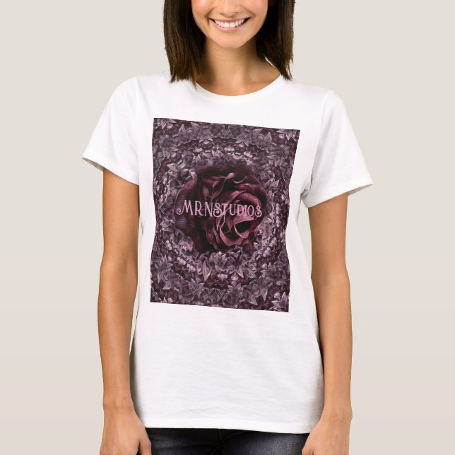 T-shirt Rose Mandala  (Devant)