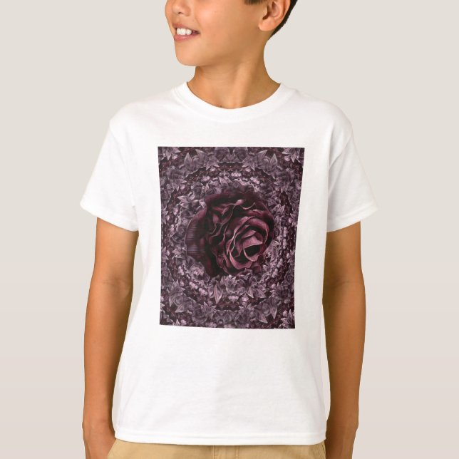 T-shirt Rose Mandala  (Devant)
