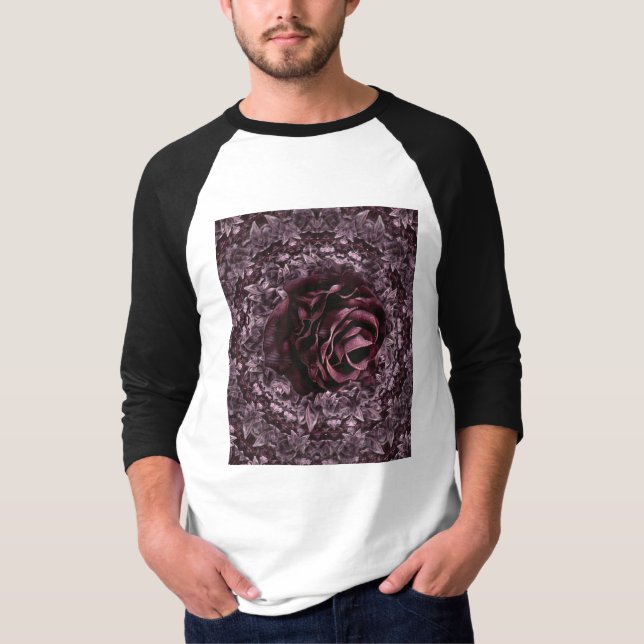 T-shirt Rose Mandala  (Devant)