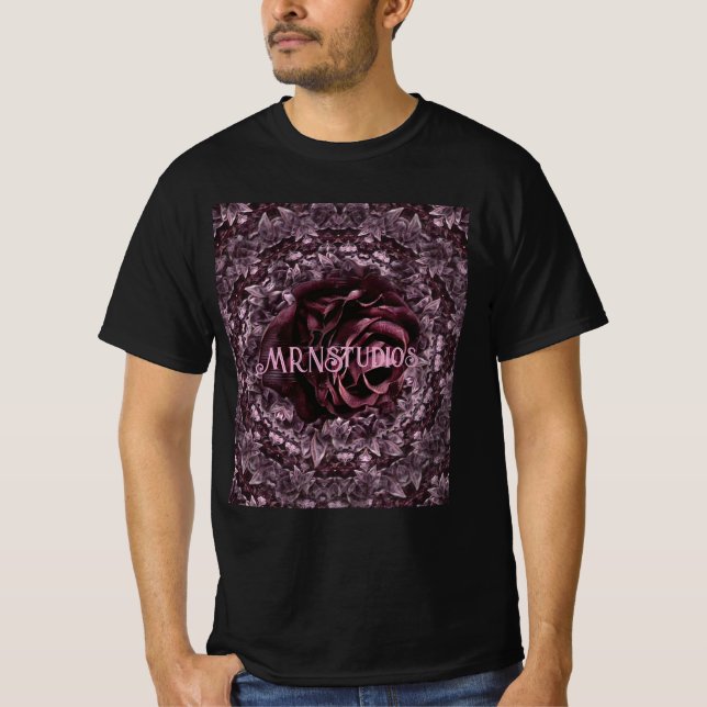 T-shirt Rose Mandala (Devant)