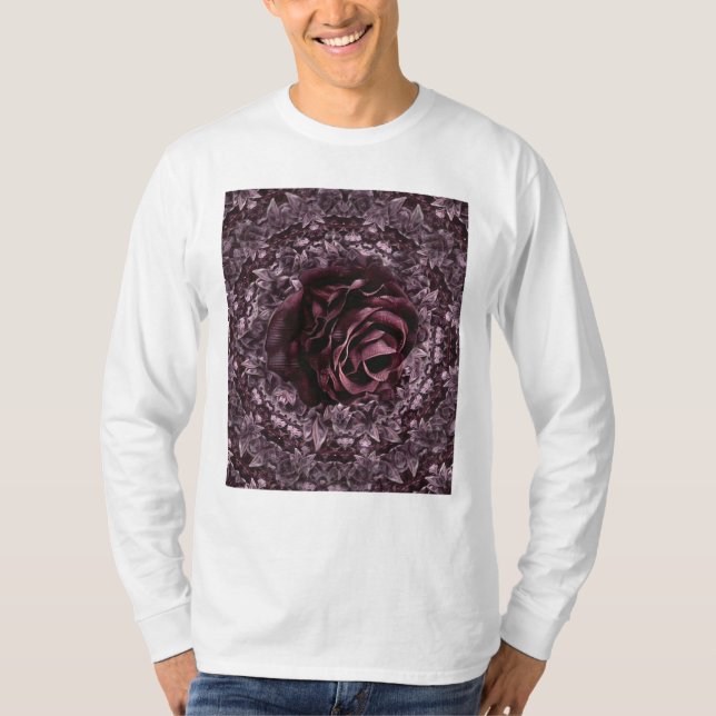 T-shirt Rose Mandala  (Devant)