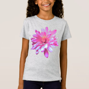 T-Shirt Rose marguerite mignon rétro rose floral photo