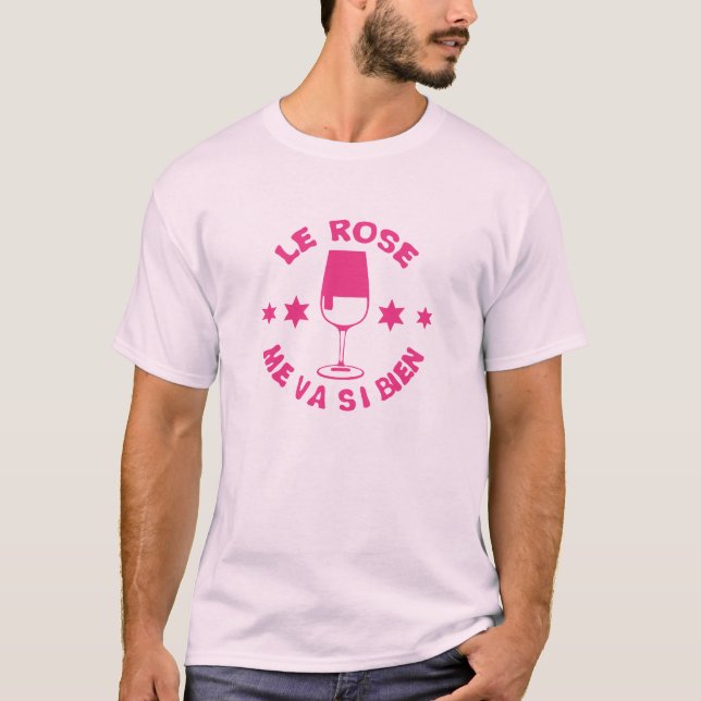 T-shirt rose me va si bien alcool apero verre 6 (Devant)