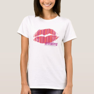 T-shirt Rose mince de rayures