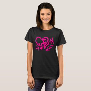 T-shirt Rose néon “Reine” Graffiti