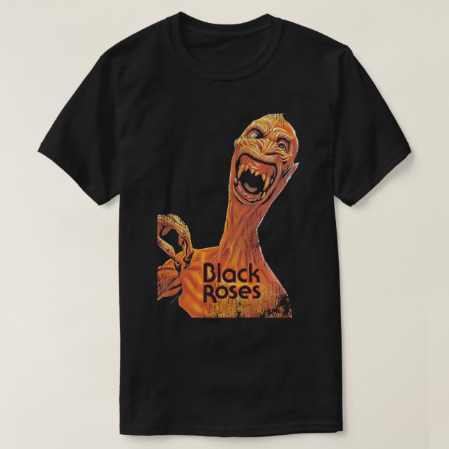 T-shirt Rose noir (Design devant)