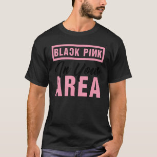 T-shirt Rose noir dans votre région K pop coréen pop K pop