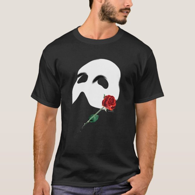 T-shirt Rose officiel 'Phantom De L'Opéra' (Devant)