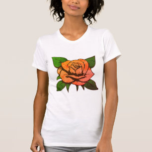 T-shirt Rose Orange