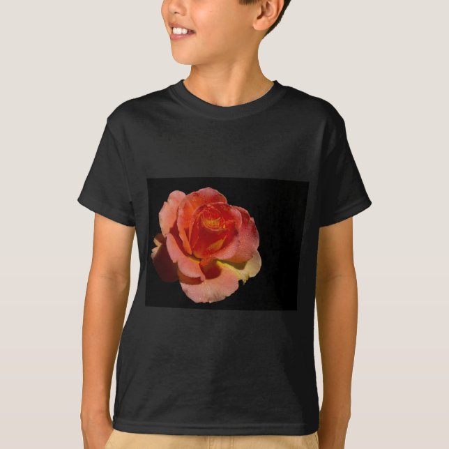 T-shirt Rose orange 2 (Devant)
