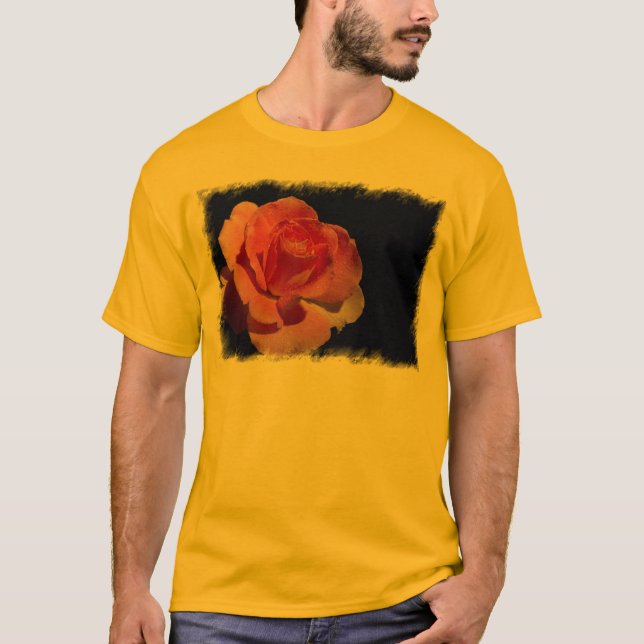 T-shirt Rose orange 2 (Devant)