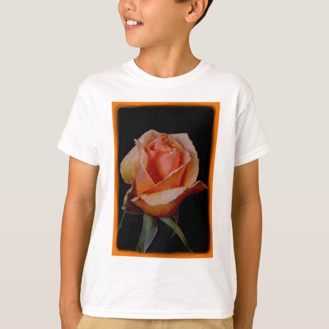 T-shirt Rose orange 3 (Devant)