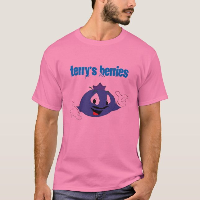 T-shirt Rose original de la baie de Terry (Devant)