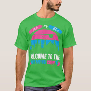 T-shirt Rose Ou Bleu Bienvenue À L'Équipe De Camping Genre
