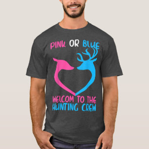 T-shirt Rose Ou Bleu Bienvenue À L'Équipe De Chasse Doe Ge