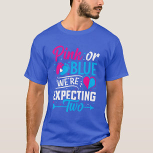 T-shirt Rose ou Bleu, nous nous attendons à deux (3)