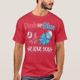 T-shirt Rose Ou Bleu Nous Vous Aimons Bébé Futurs Parents