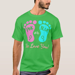 T-shirt ROSE OU BLEU NOUS VOUS AIMONS Révélation de genre 