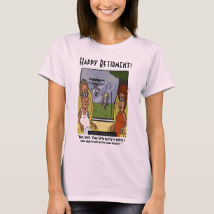 T-shirt rose pâle féminin à la preuve d'écureuil