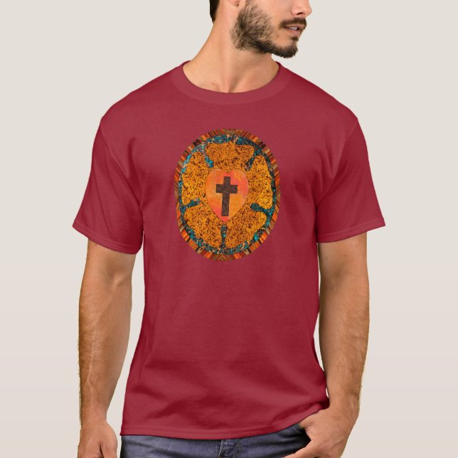 T-shirt Rose-Rojo luthérien (Devant)