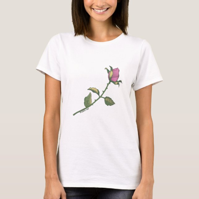 T-shirt Rose rose (Devant)